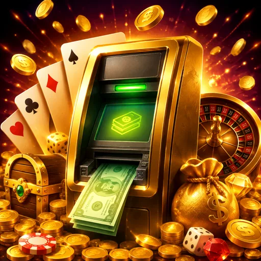 Gráfico ilustrando o conceito de RTP e variação entre curto e longo prazo em jogos de casino